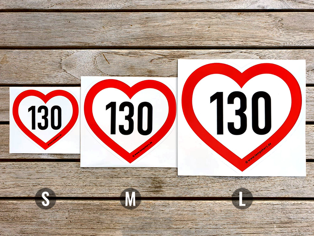 Die Tempoherz-Sticker, Foto: Thomas Pfeiffer